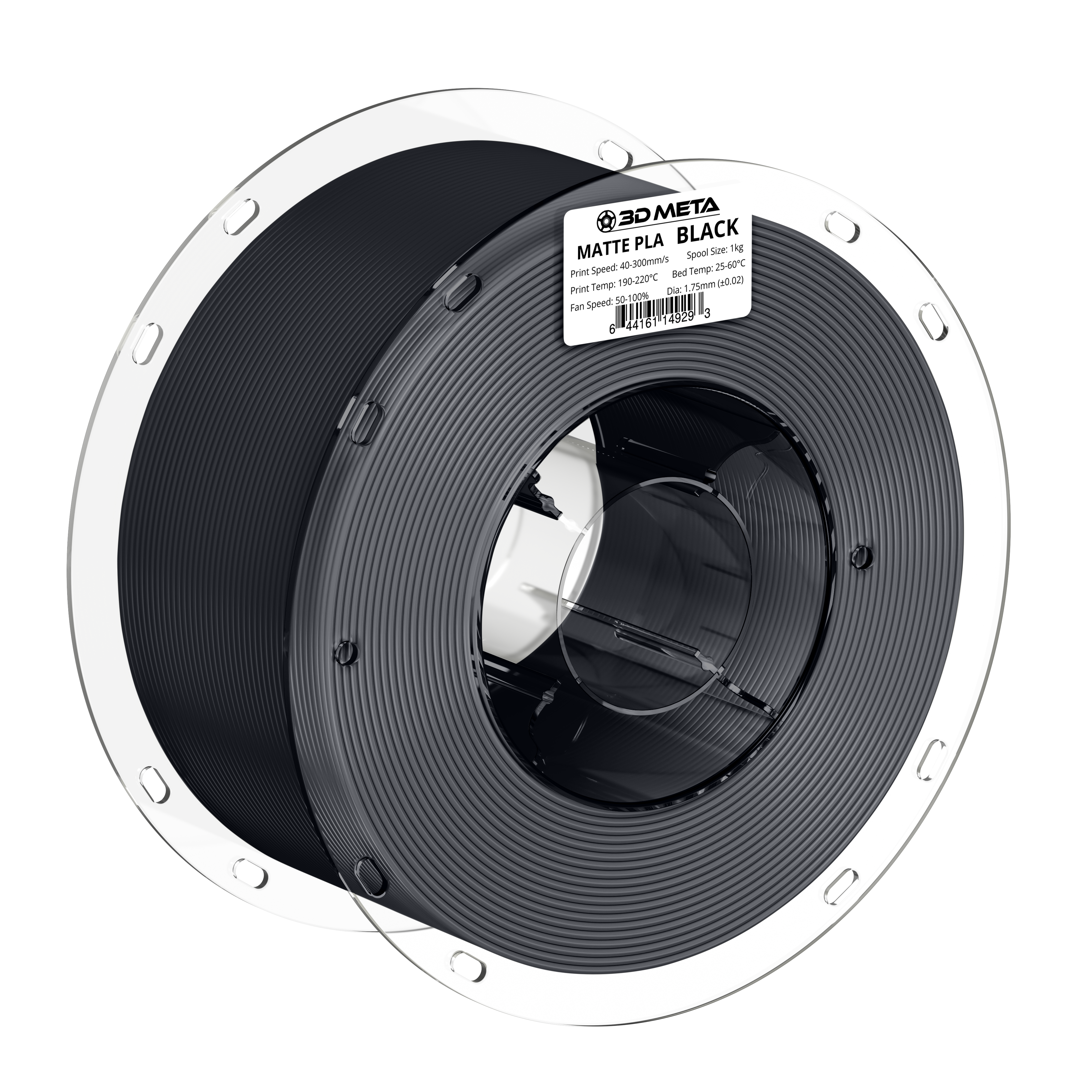 Matte PLA 3D Printing Filament - 1kg x 1.75mm