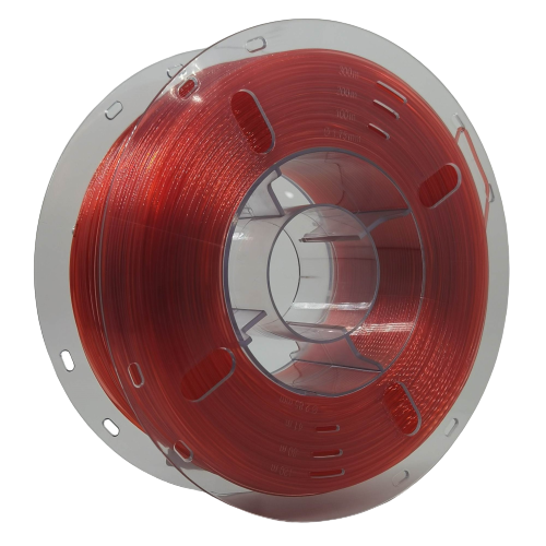 PETG - Transparent Red (1,75 mm; 1 kg), 3D printing