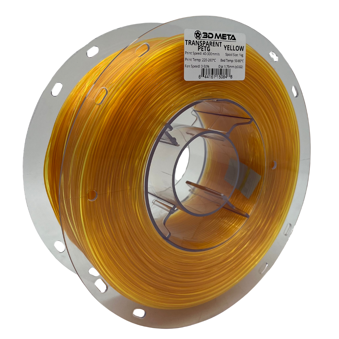 PETG Transparent 3D Printing Filament - 1kg x 1.75mm