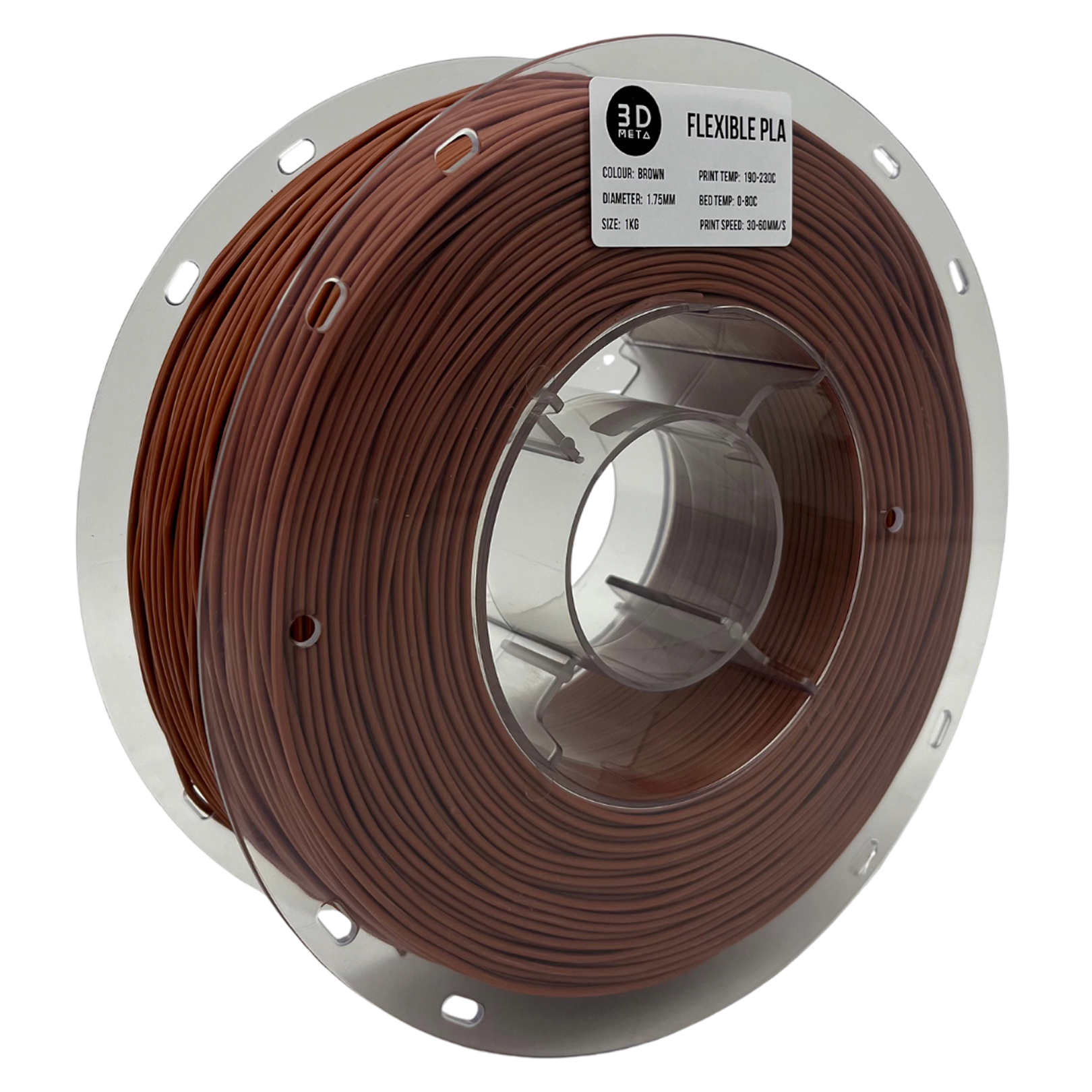 Flexible PLA 3D Printing Filament - 1kg x 1.75mm