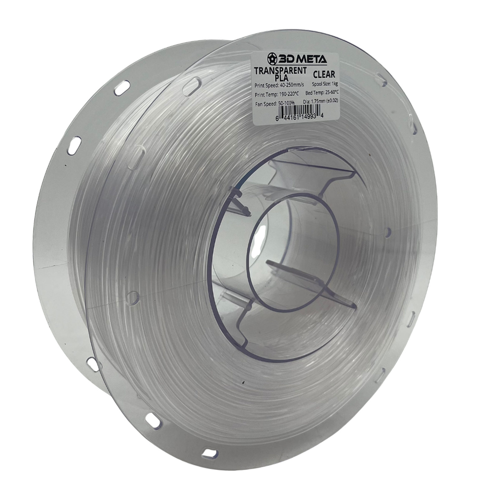 Transparent PLA 3D Printing Filament - 1kg x 1.75mm