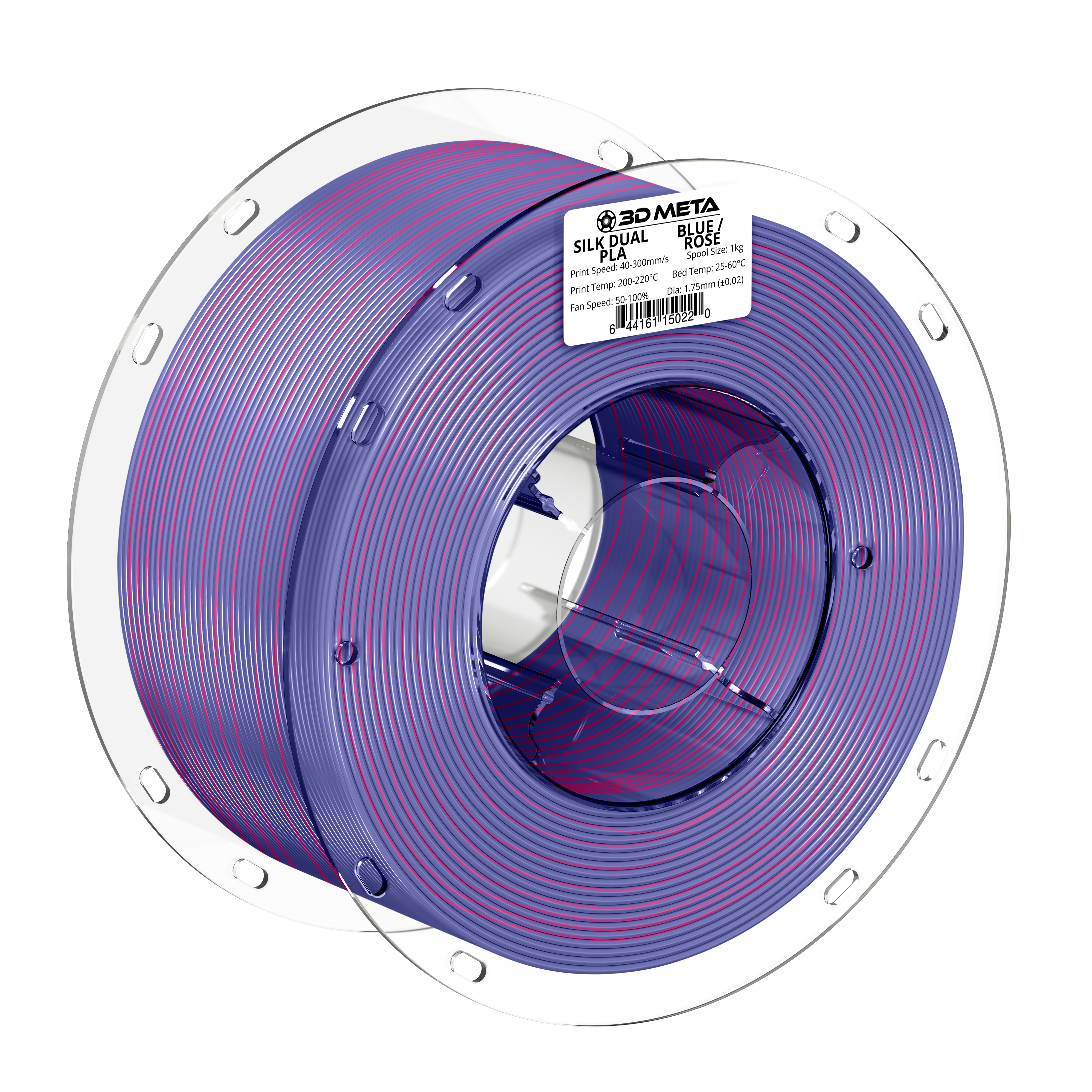 SILK Dual PLA 3D Printing Filament - 1kg x 1.75mm