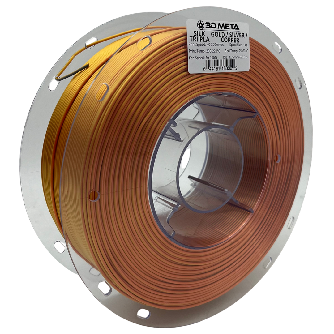 SILK Tri PLA 3D Printing Filament - 1kg x 1.75mm