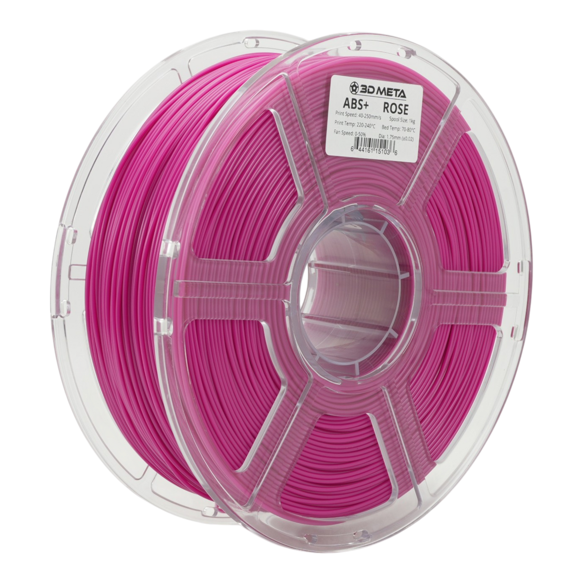 ABS+ 3D Printing Filament - Rose