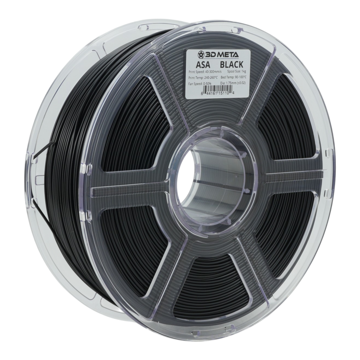 ASA 3D Printing Filament - Black