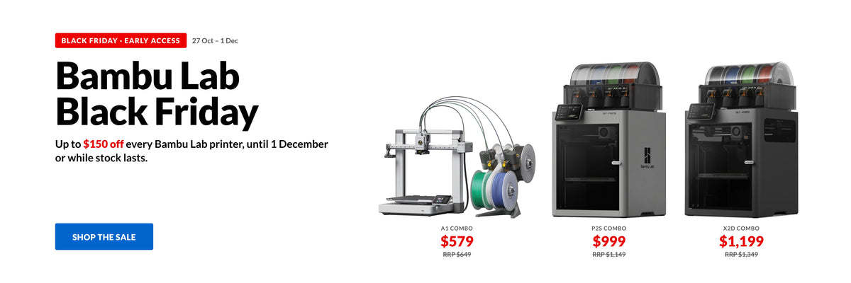 Bambu Lab Black Friday Sale — up to $150 off every Bambu Lab printer until 1 December