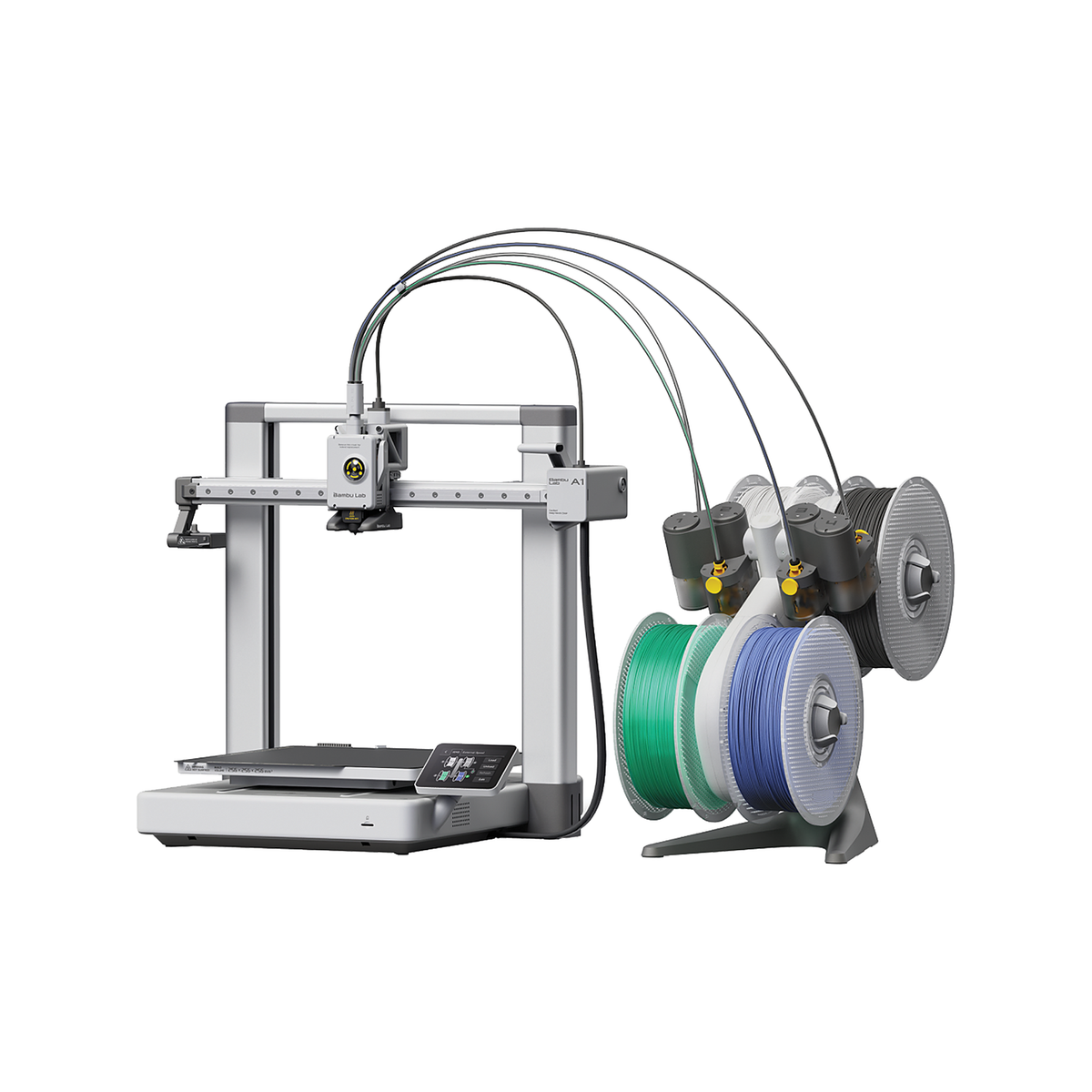 Bambu Lab A1 Combo 3D printer with AMS Lite 4-colour unit