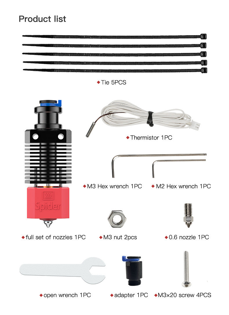 Ender 3 V2 X Creality Spider Hotend Upgrade