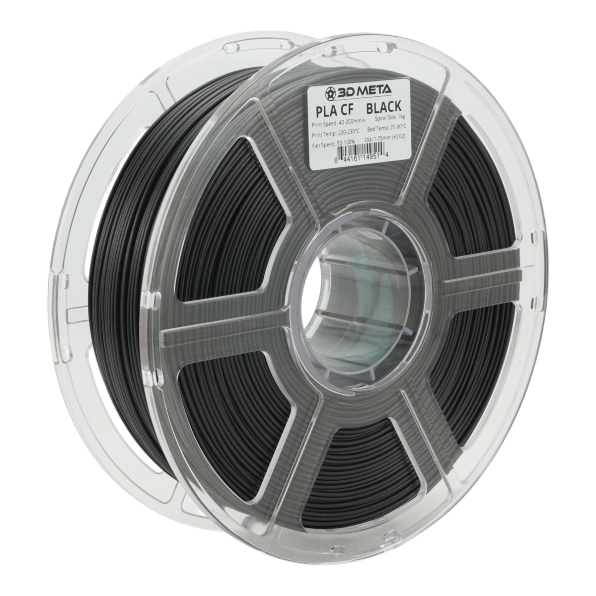 Carbon Fibre PLA 3D Printing Filament - Black
