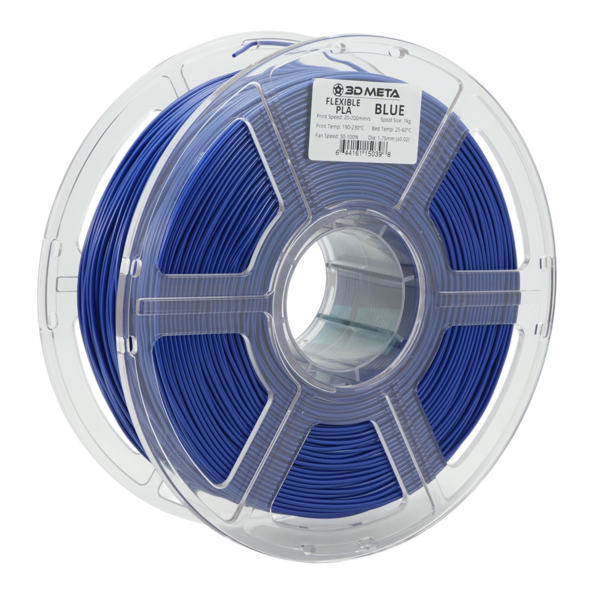 Flexible PLA 3D Printing Filament - Blue
