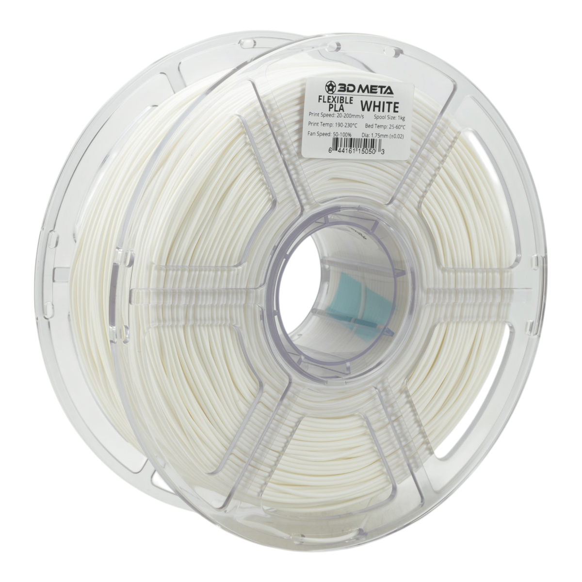 Flexible PLA 3D Printing Filament - White