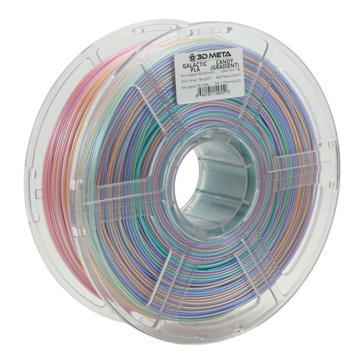Galactic PLA 3D Printing Filament - Candy (Gradient)