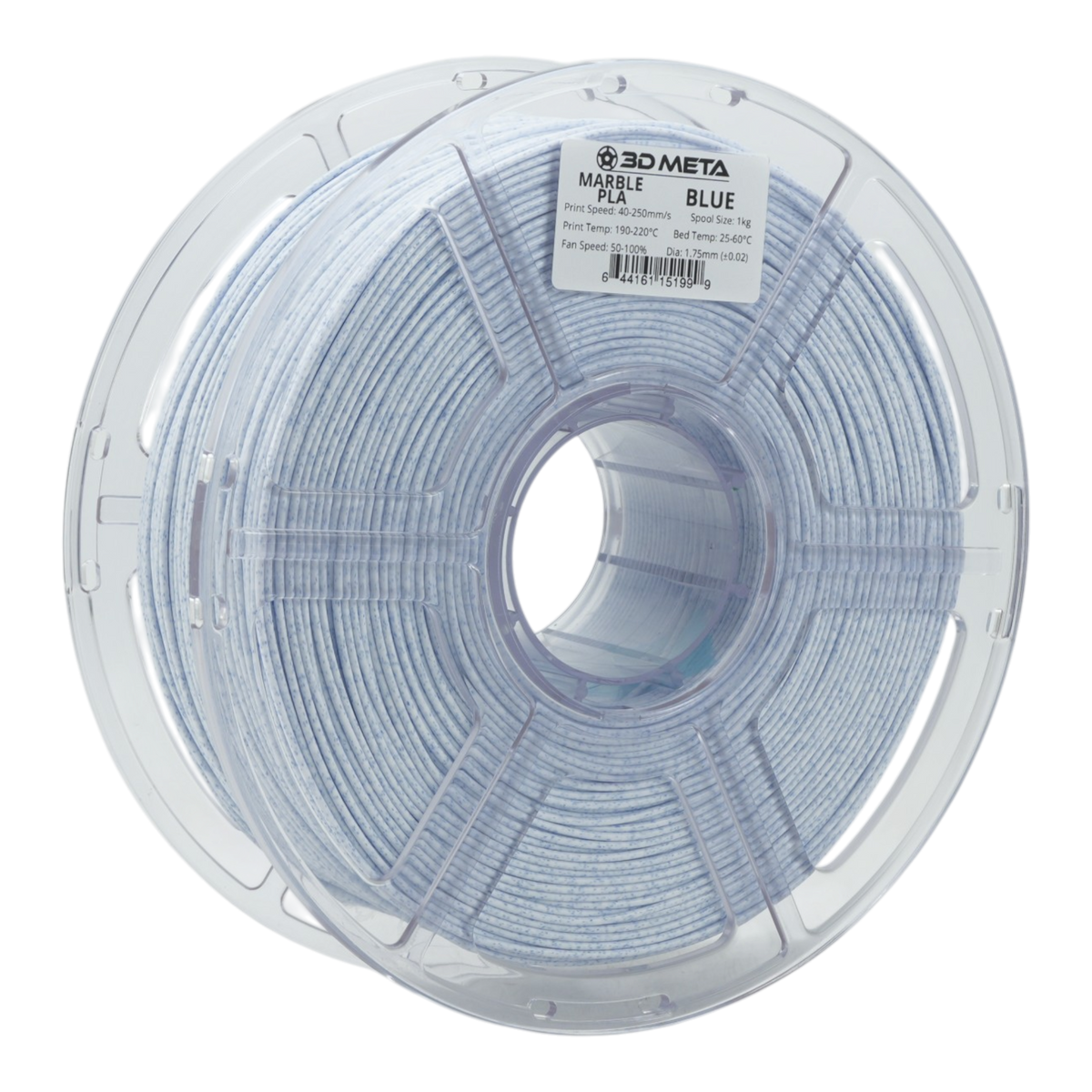 Marble PLA 3D Printing Filament - Blue