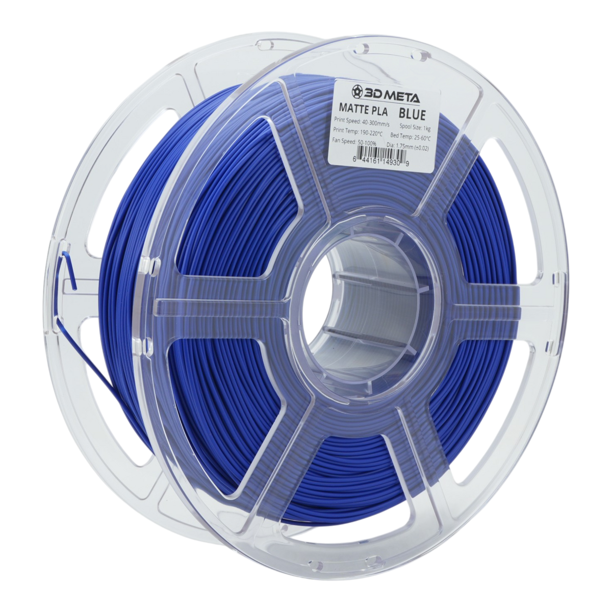 Matte PLA 3D Printing Filament - Blue