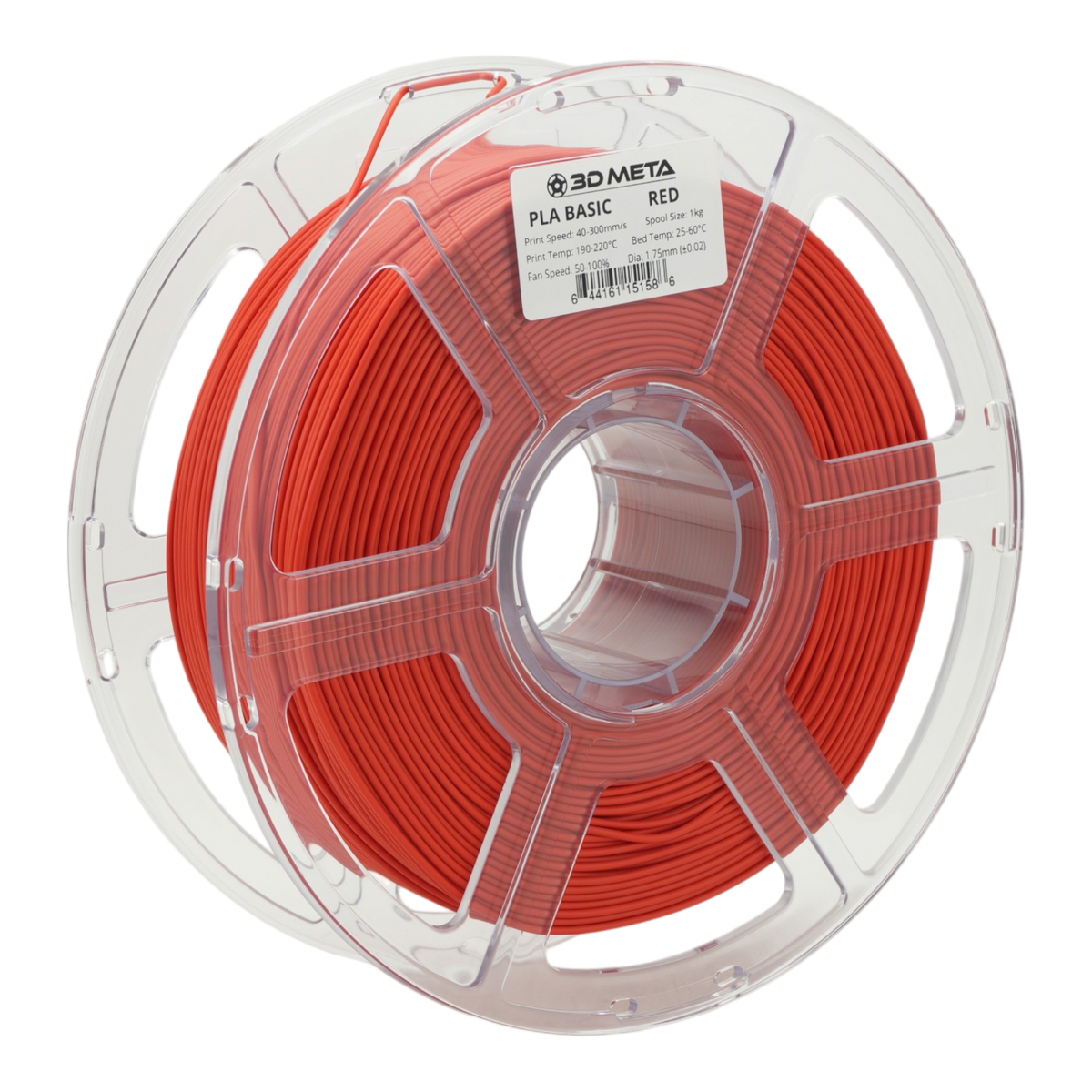PLA Basic 3D Printing Filament - Red