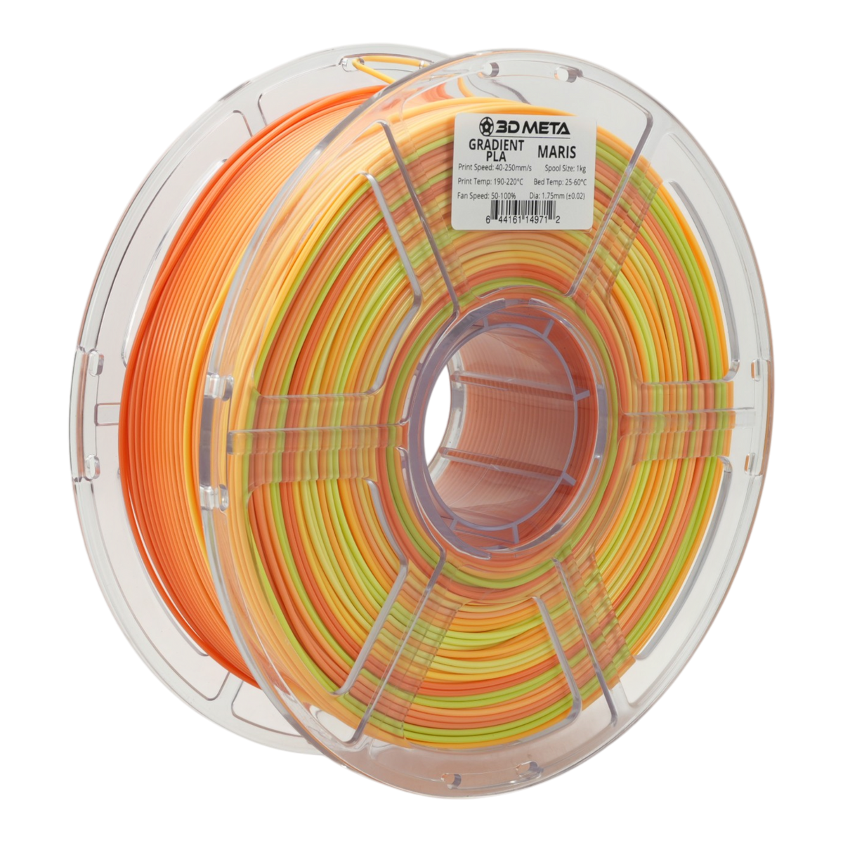 Gradient PLA 3D Printing Filament - Maris