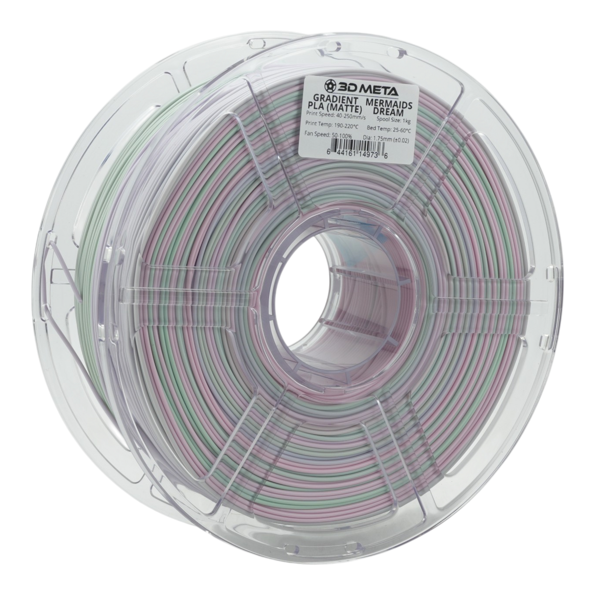 Gradient PLA 3D Printing Filament - Mermaids Dream (Matte)