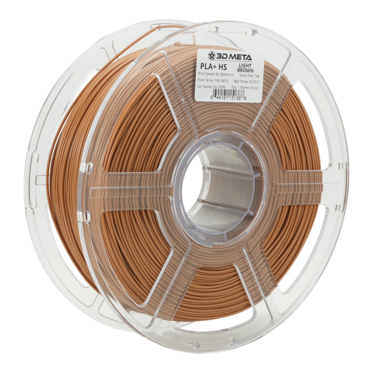 High Speed PLA+ HS 3D Printing Filament - Light Brown