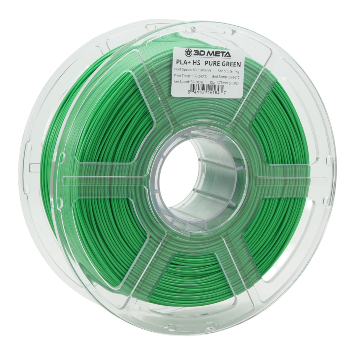 High Speed PLA+ HS 3D Printing Filament - Pure Green