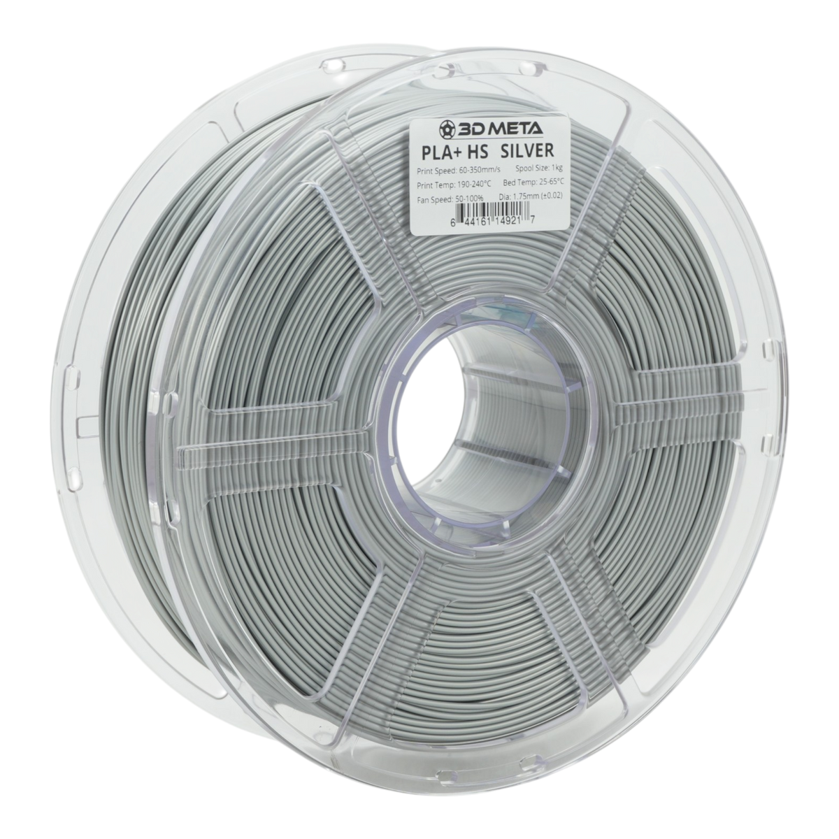 High Speed PLA+ HS 3D Printing Filament - Silver
