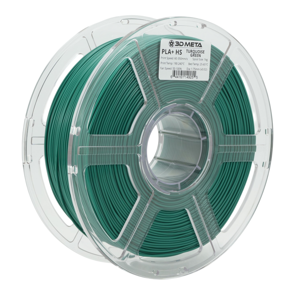 High Speed PLA+ HS 3D Printing Filament - Turquoise Green