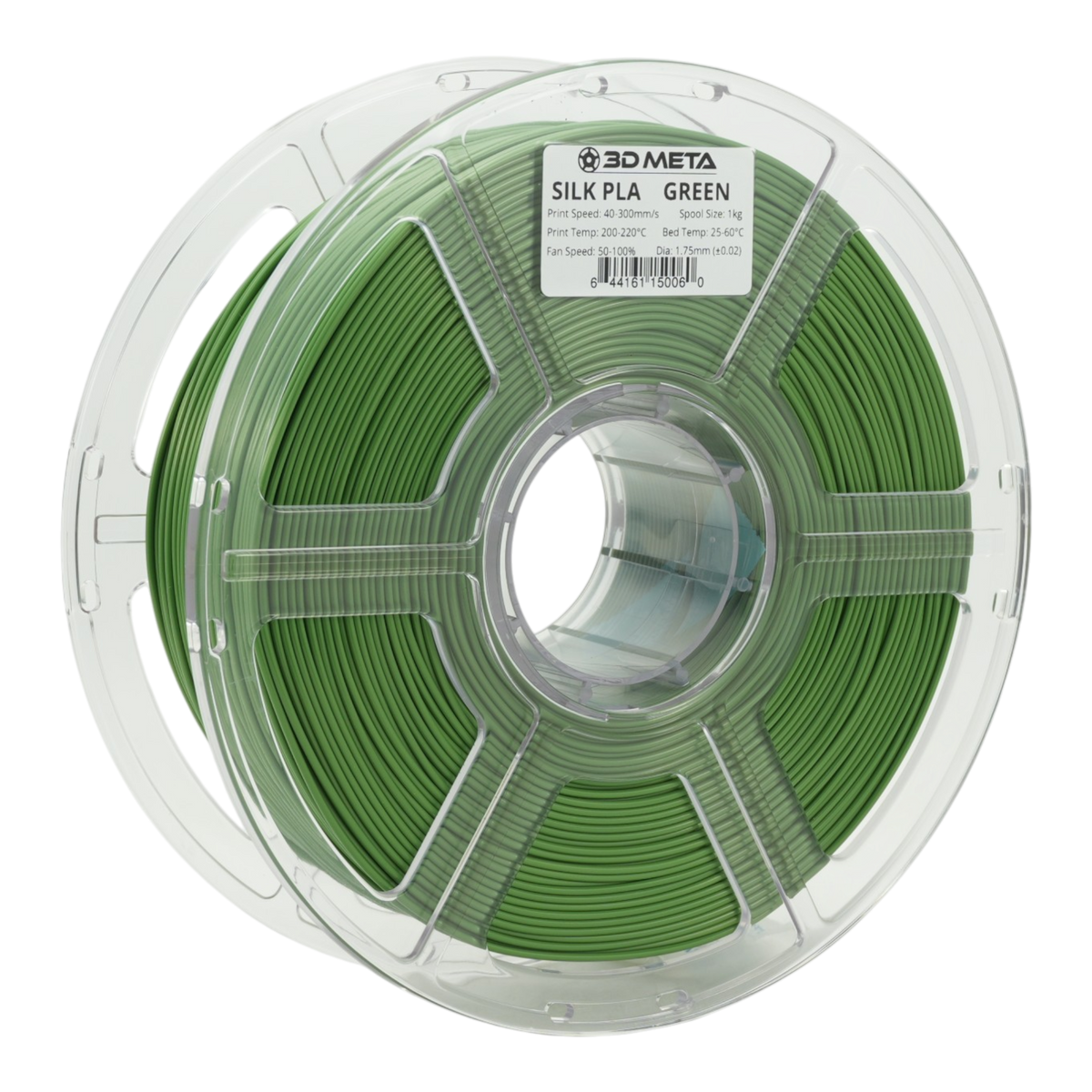 Silk PLA 3D Printing Filament - Green