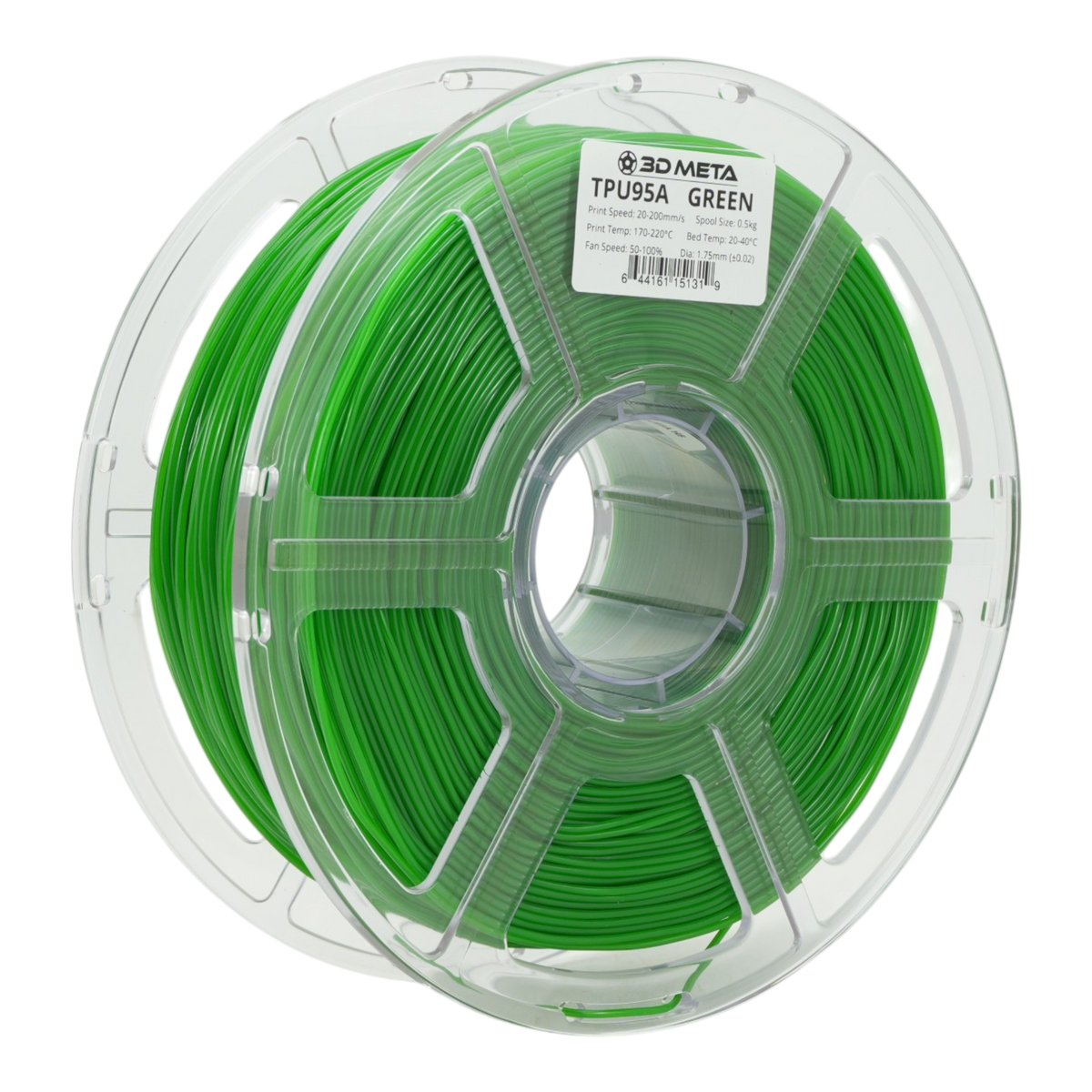 TPU95A 3D Printing Filament - 1kg - Green