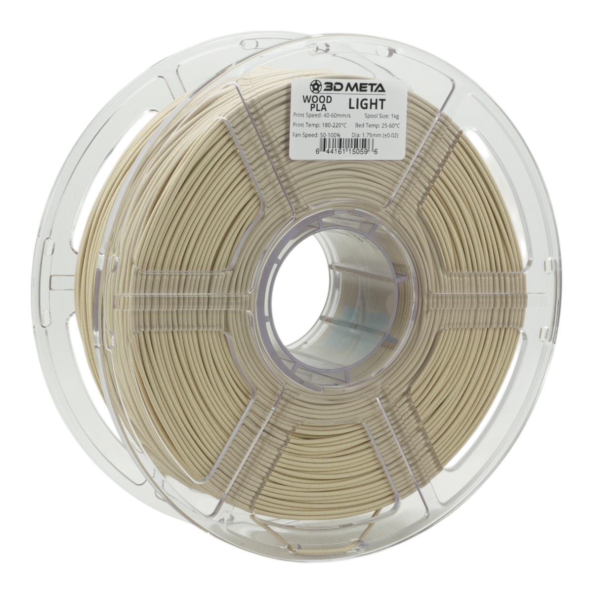 Wood PLA 3D Printing Filament - Light