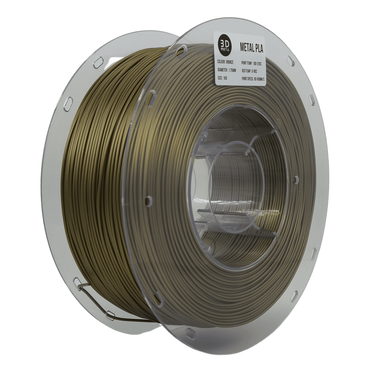 Meta Fill Metal Fill PLA 3D Printing Filament | Metal Filled Filament