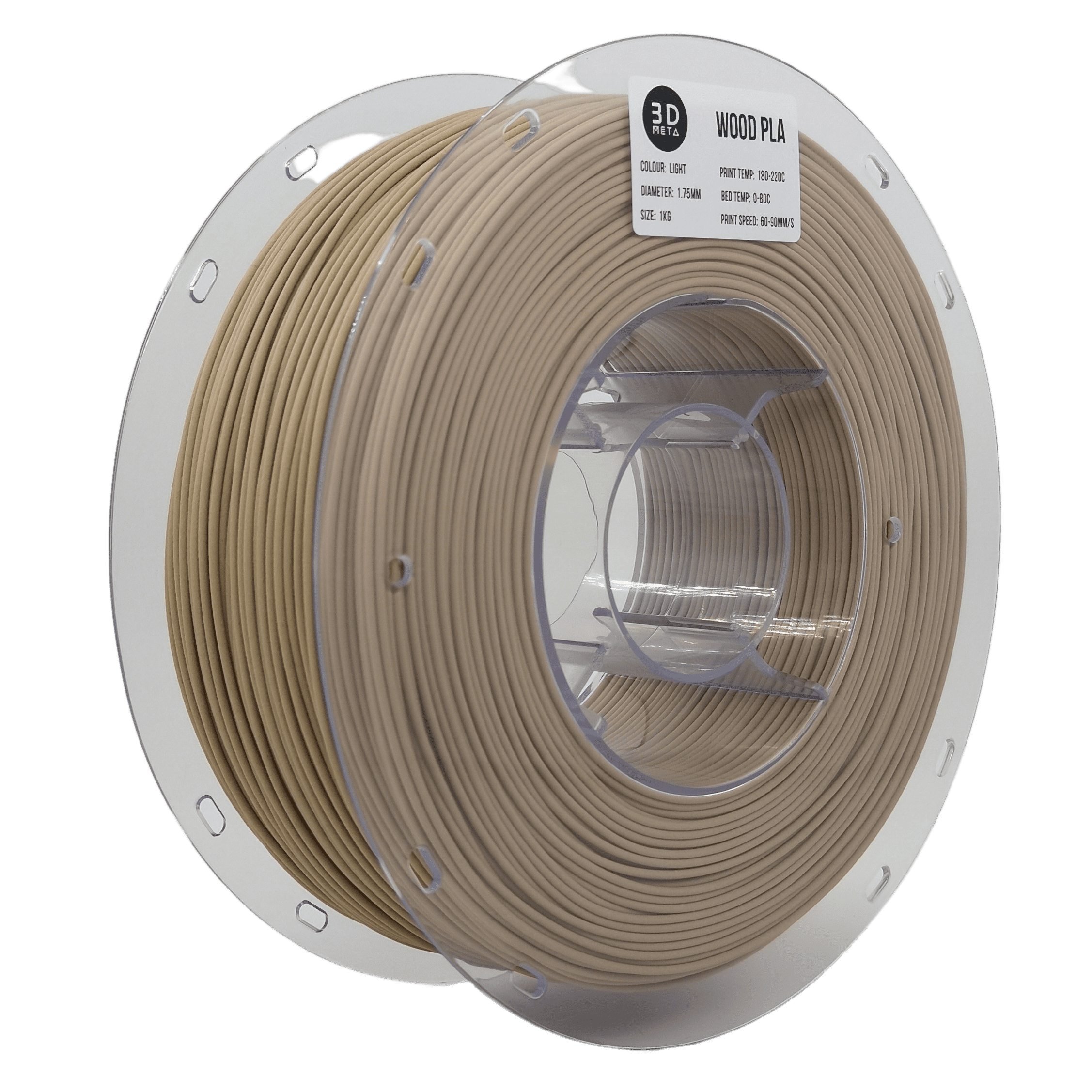 Wood PLA 3D Printing Filament | 3D META