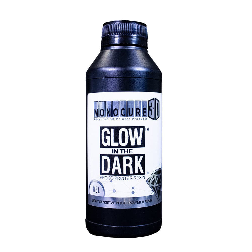 Glow in the Dark 3D Printing Pro Resin - 500ml & 1.25L.