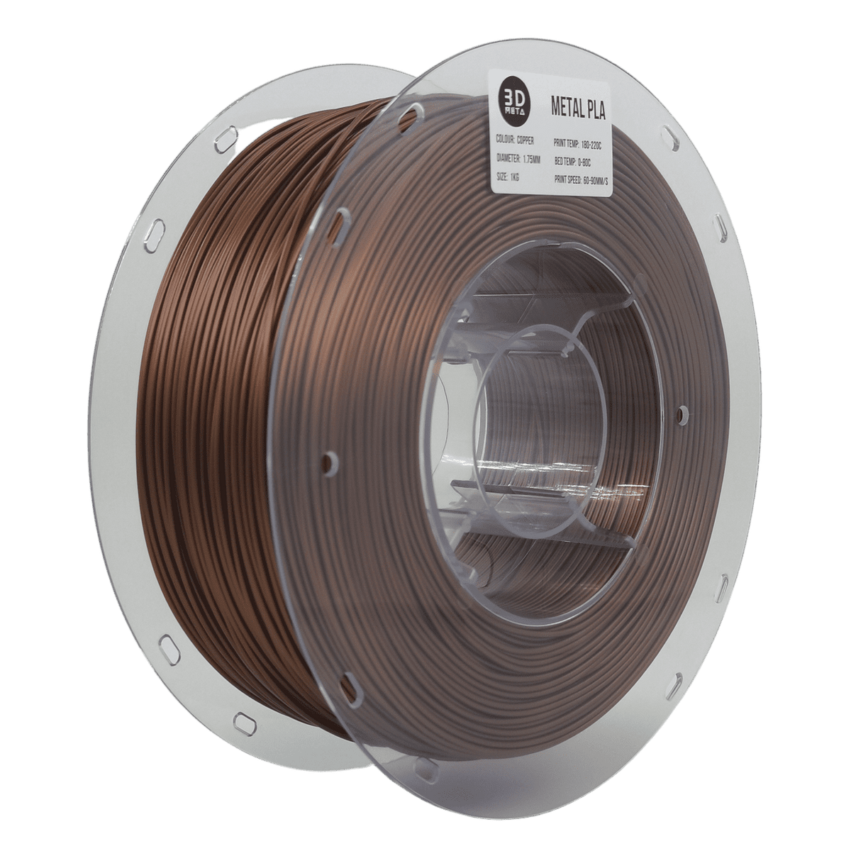 Meta Fill Metal Fill PLA 3D Printing Filament | Metal Filled Filament